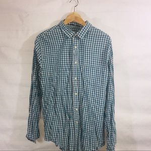 GINGHAM CASUAL BUTTON DOWN